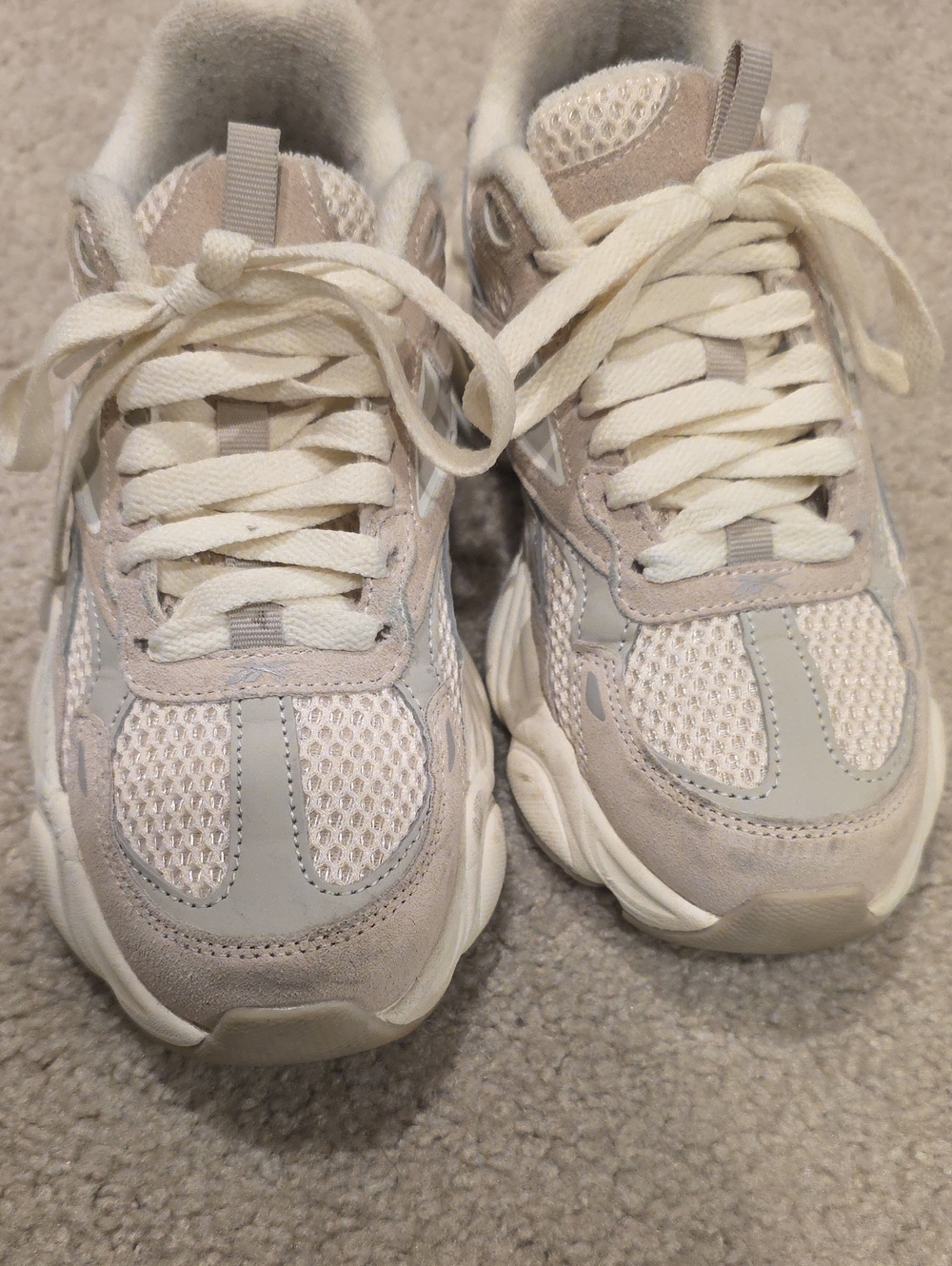 Reebok Neutral Beige and Cream Women's Sneakers